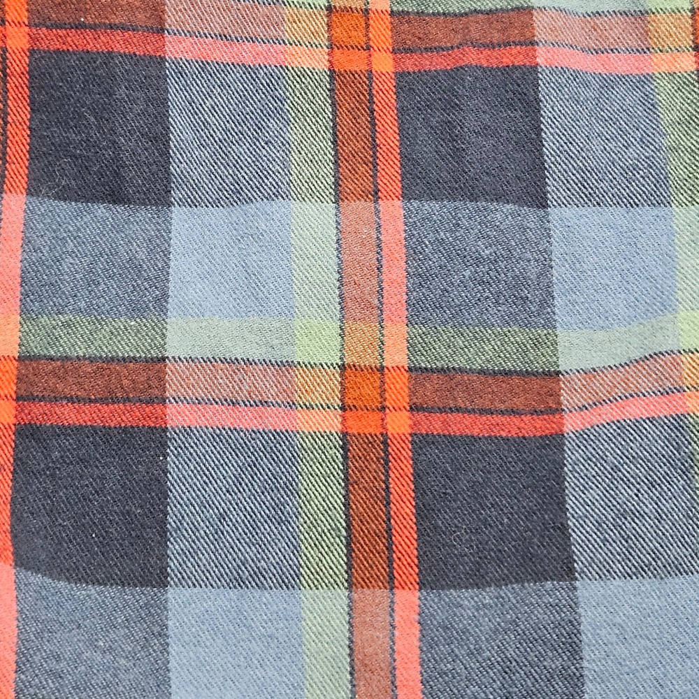 Duluth Trading Co Mens 2XL Relaxed Fit Plaid Flannel Shirt Blue Red 3237-124 - Picture 8 of 9